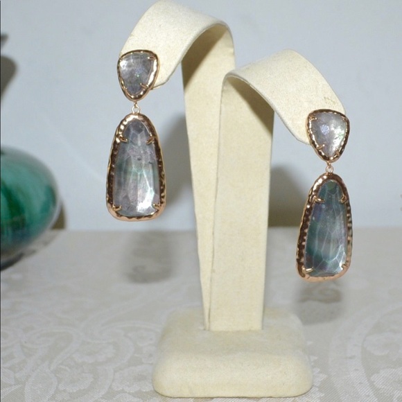 Kendra Scott Jewelry - NEW • DROP MOTHER-OF-PERAL QUARTZ EARRINGS